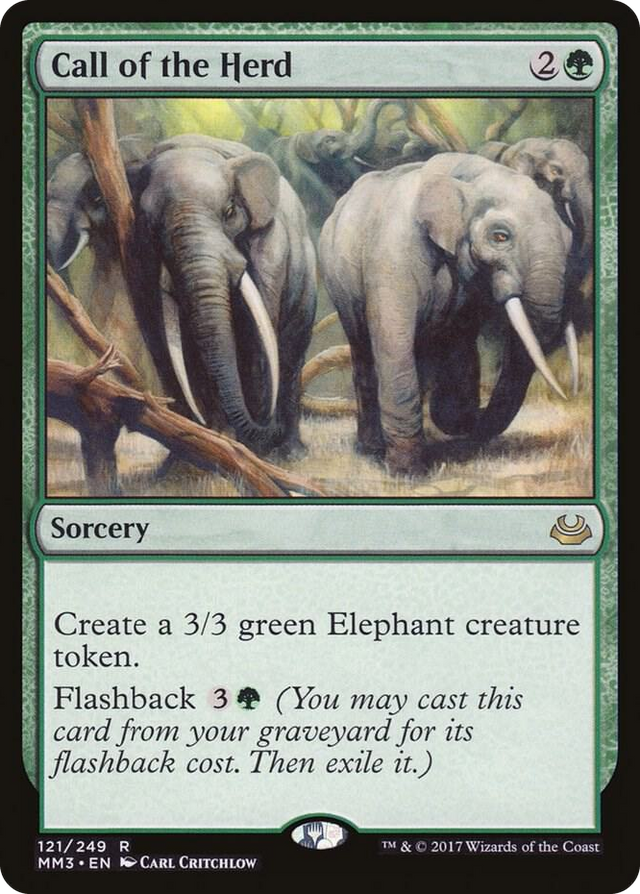 0121 Call of the Herd R Modern Masters 2017
