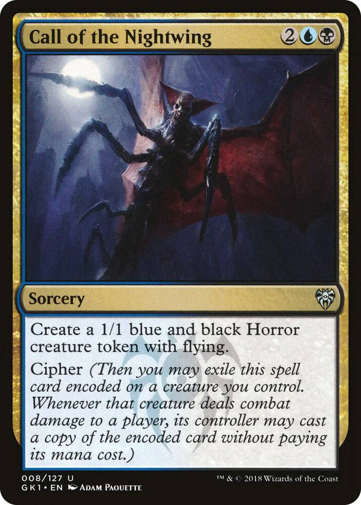 0008 Call of the Nightwing U Guilds of Ravnica: Guild Kits