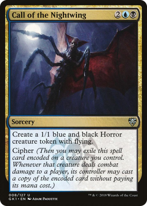 0008 Call of the Nightwing U Guilds of Ravnica: Guild Kits