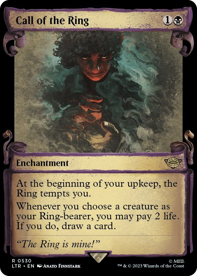 Call of the Ring (Showcase Scrolls) #530 R - Universes Beyond: The Lord of the Rings: Tales of Middle-earth Pokemon card