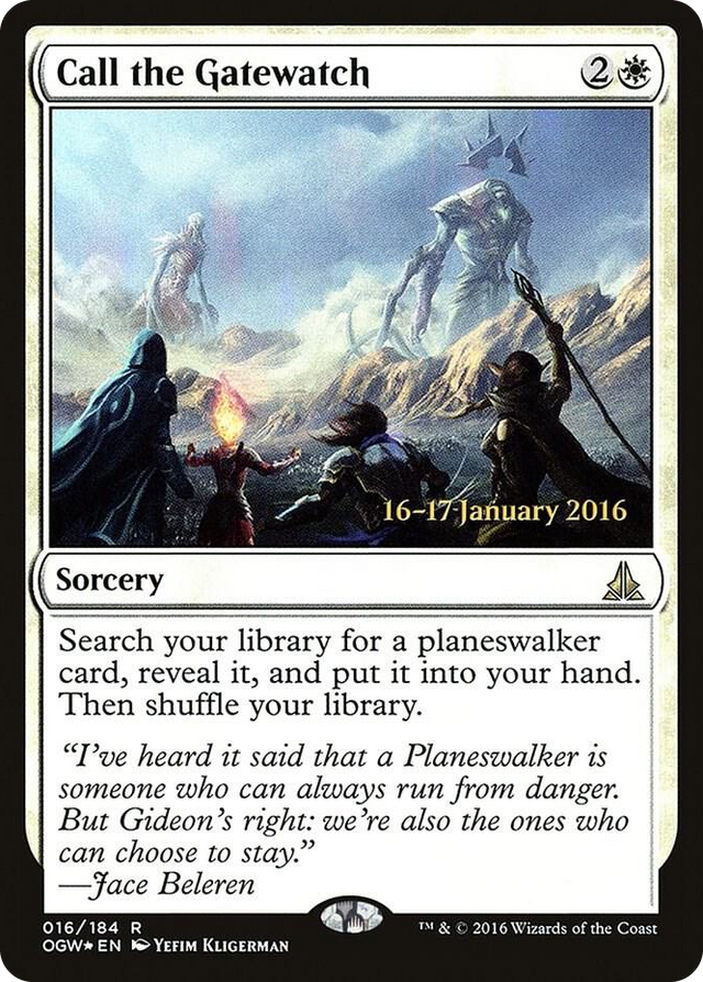 0016 Call the Gatewatch R Prerelease Cards