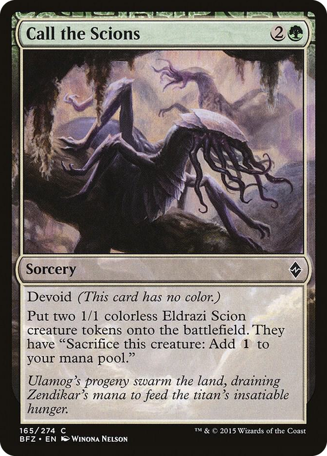 Call the Scions #165 C - Battle for Zendikar Pokemon card