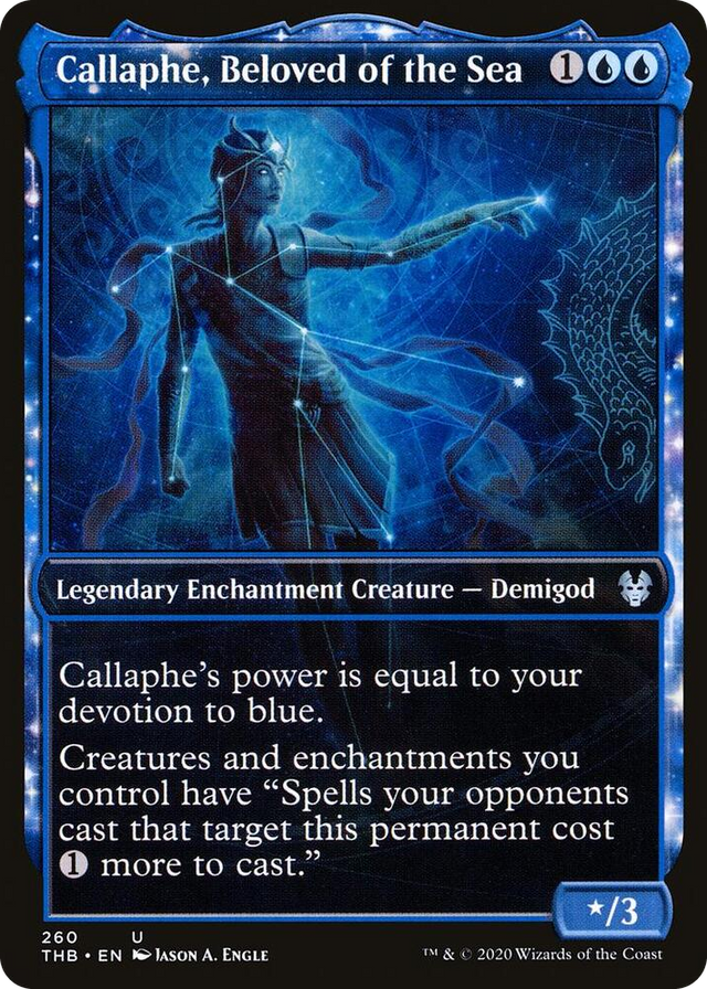 0260 Callaphe, Beloved of the Sea (Showcase) U Theros Beyond Death