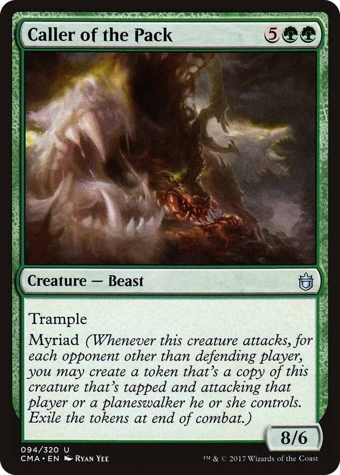 Caller of the Pack #94 U - Commander Anthology Pokemon card