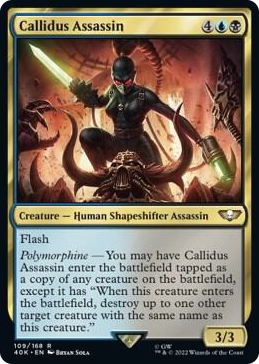 0109 Callidus Assassin R Universes Beyond: Warhammer 40,000