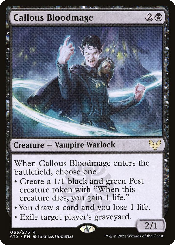 0066 Callous Bloodmage R Strixhaven: School of Mages