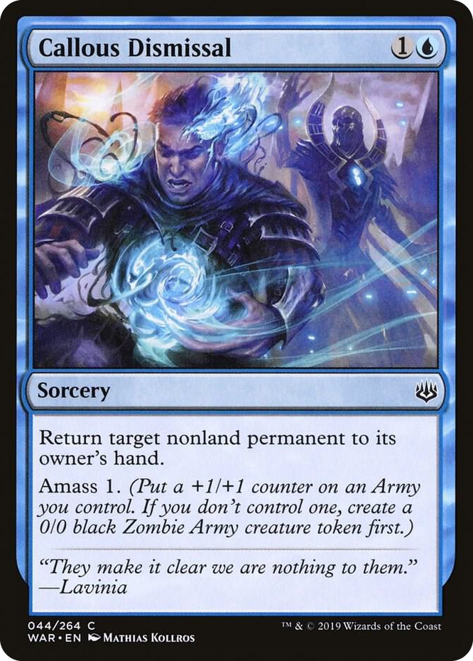0044 Callous Dismissal C War of the Spark