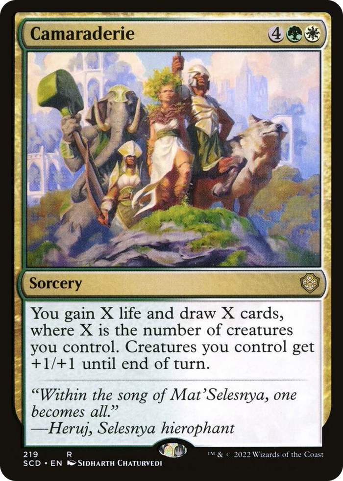 Camaraderie #219 R - Starter Commander Decks Pokemon card