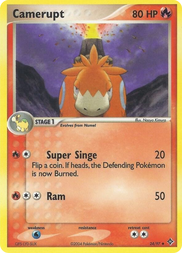 0024 Camerupt Uncommon EX Battle Stadium