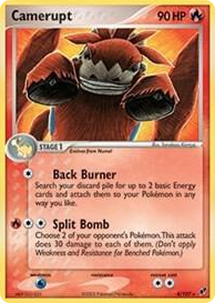 0004 Camerupt - 4/107 (EX Deoxys) Rare Deck Exclusives