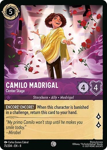 0075 Camilo Madrigal - Center Stage Common Reign of Jafar