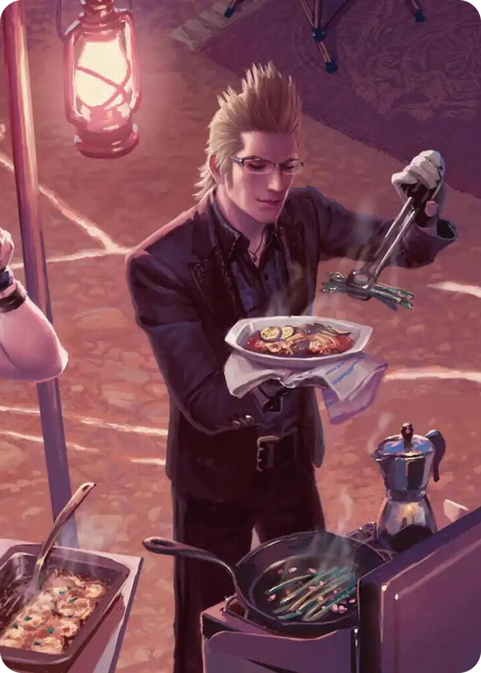 Campsite Cuisine Scene Art Card #23 S - Art Series: FINAL FANTASY Pokemon card