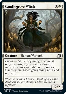 0008 Candlegrove Witch C Innistrad: Midnight Hunt