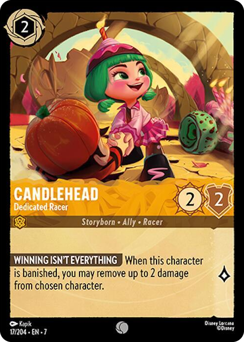 0017 Candlehead - Dedicated Racer Common Archazia's Island