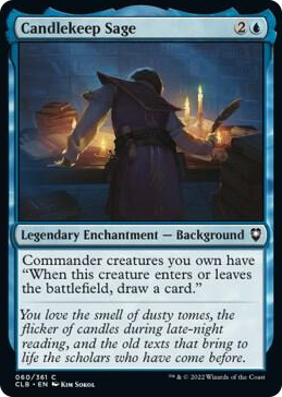 0060 Candlekeep Sage C Commander Legends: Battle for Baldur's Gate