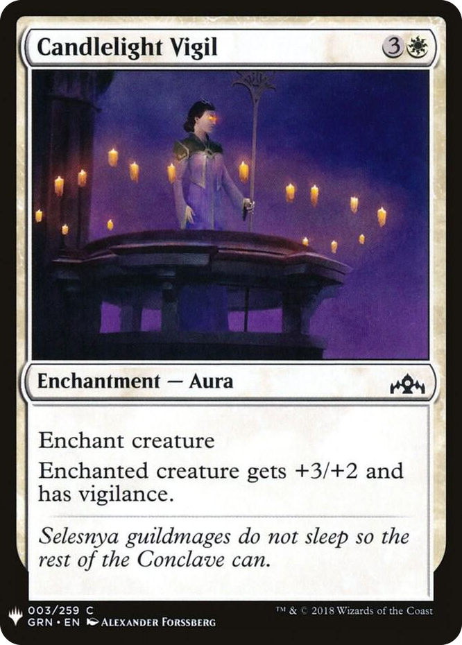 Candlelight Vigil #3 C - The List Reprints Pokemon card
