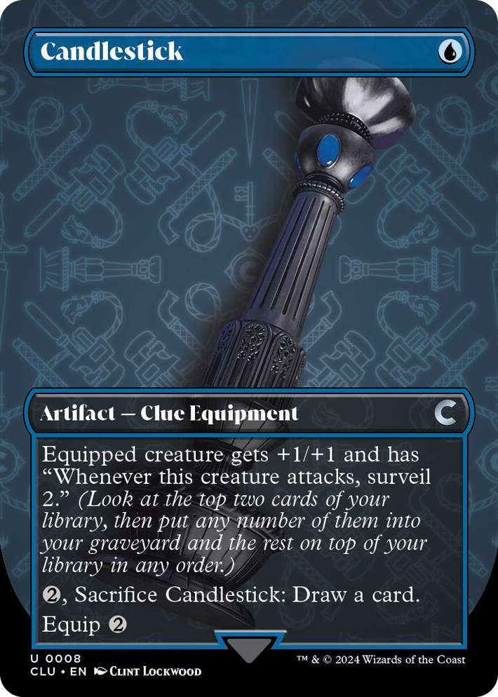 0008 Candlestick (Borderless) U Ravnica: Clue Edition