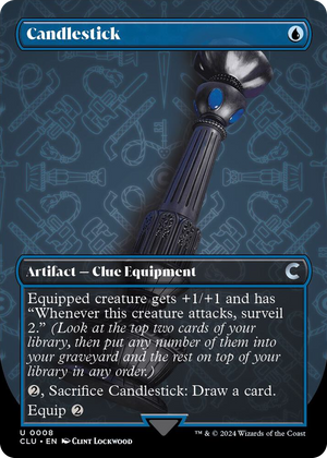 0008 Candlestick (Borderless) U Ravnica: Clue Edition