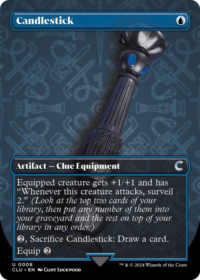 0008 Candlestick (Borderless) U Ravnica: Clue Edition