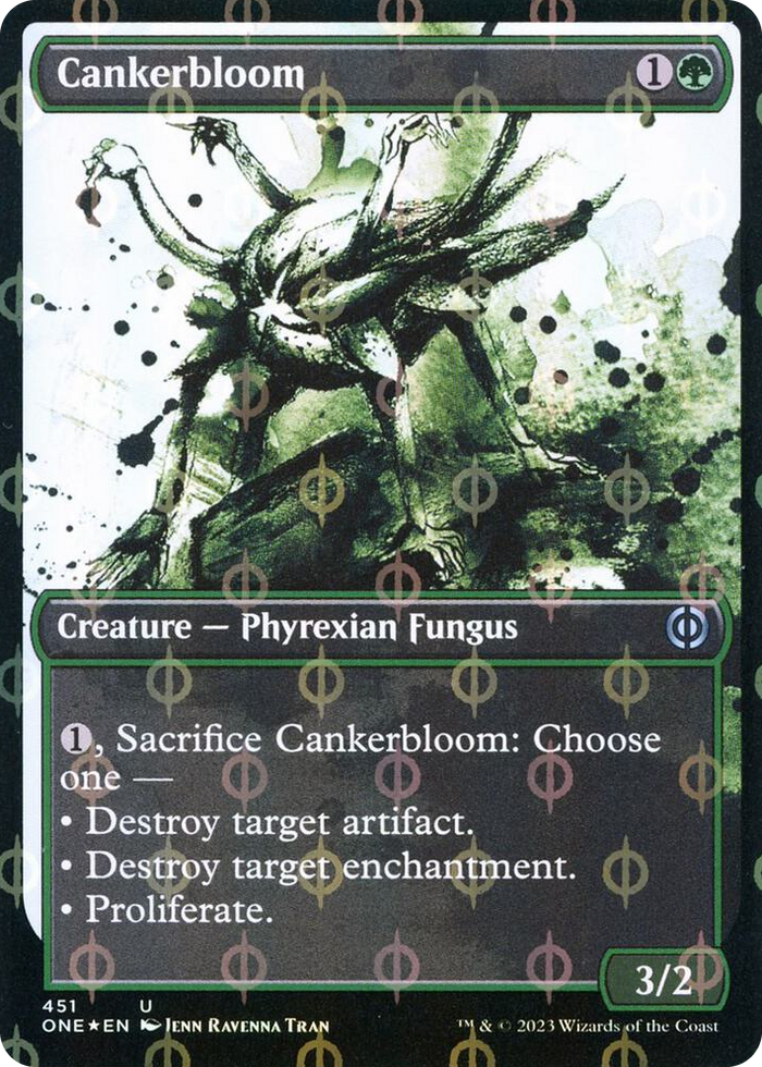 Cankerbloom (Showcase) (Step-and-Compleat Foil) #451 U - Phyrexia: All Will Be One Pokemon card