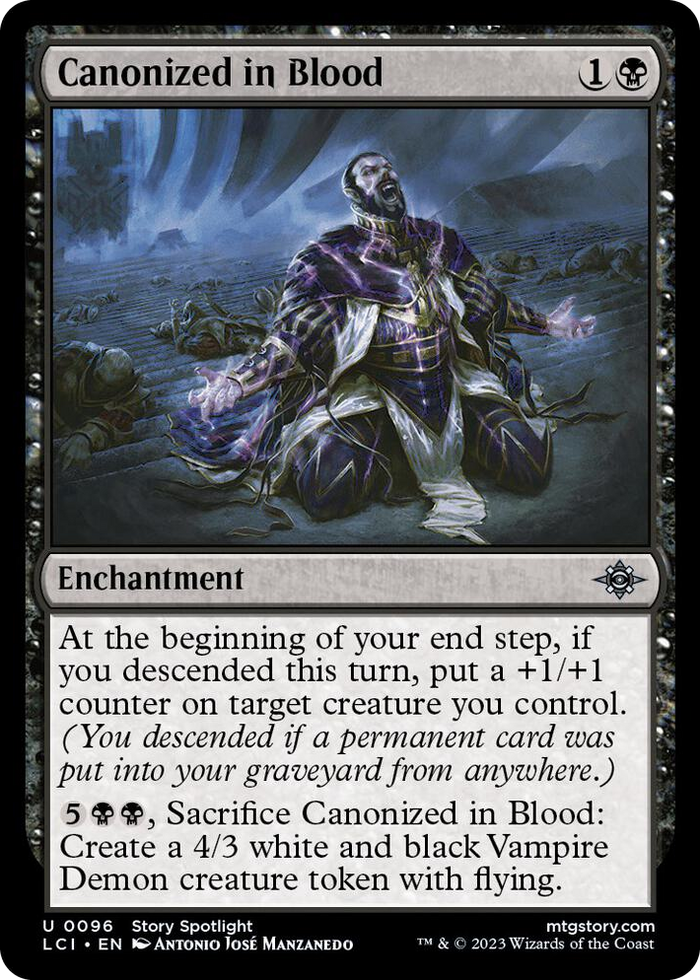 Canonized in Blood #96 U - The Lost Caverns of Ixalan Pokemon card