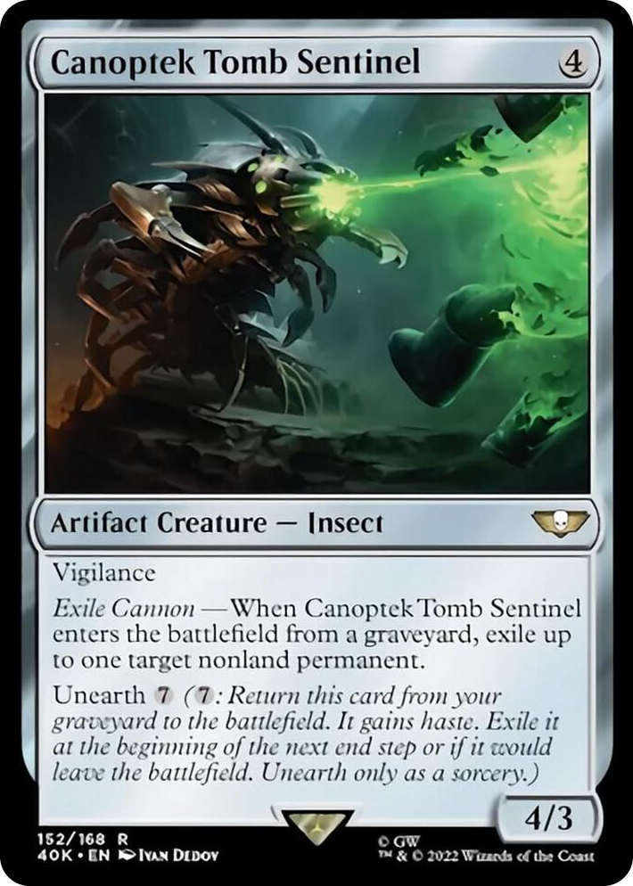 0152 Canoptek Tomb Sentinel (Surge Foil) R Universes Beyond: Warhammer 40,000