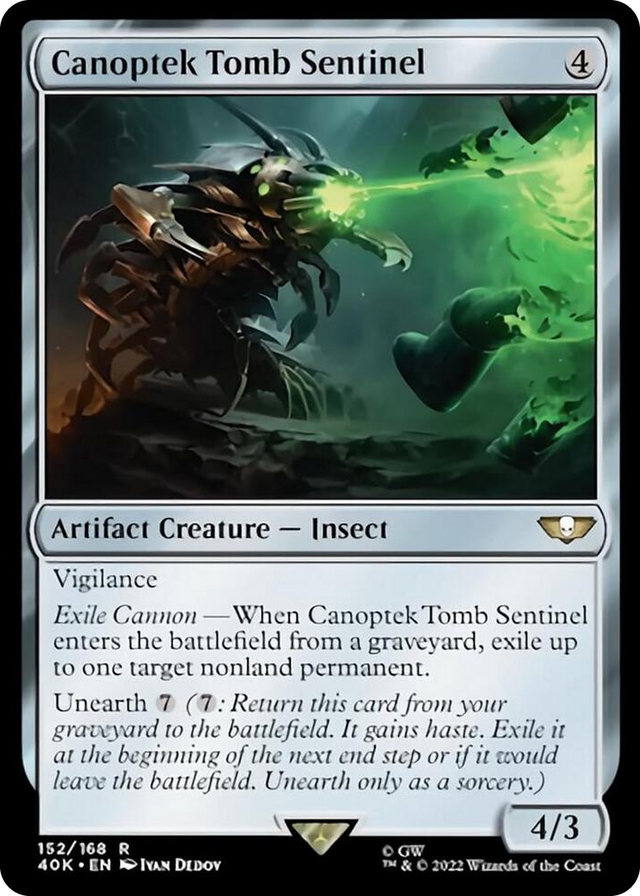 0152 Canoptek Tomb Sentinel (Surge Foil) R Universes Beyond: Warhammer 40,000