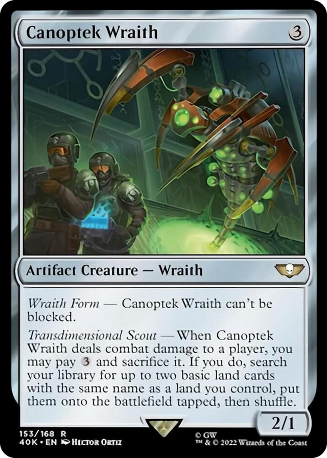 0153 Canoptek Wraith R Universes Beyond: Warhammer 40,000