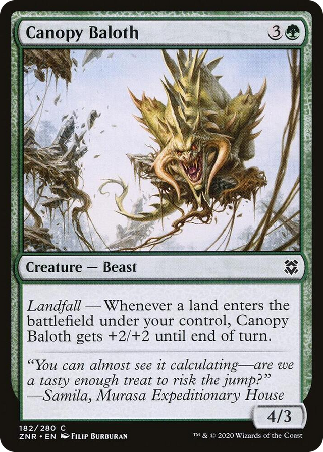 0182 Canopy Baloth C Zendikar Rising