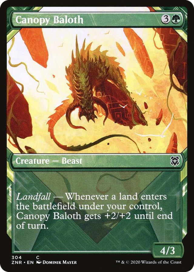 0304 Canopy Baloth (Showcase) C Zendikar Rising