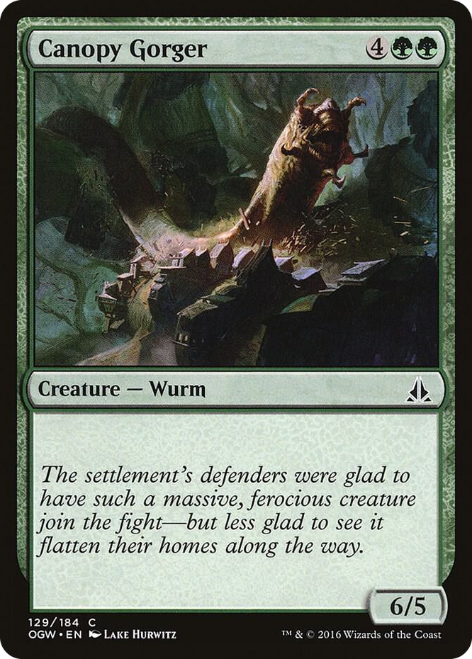 Canopy Gorger #129 C - Oath of the Gatewatch Pokemon card