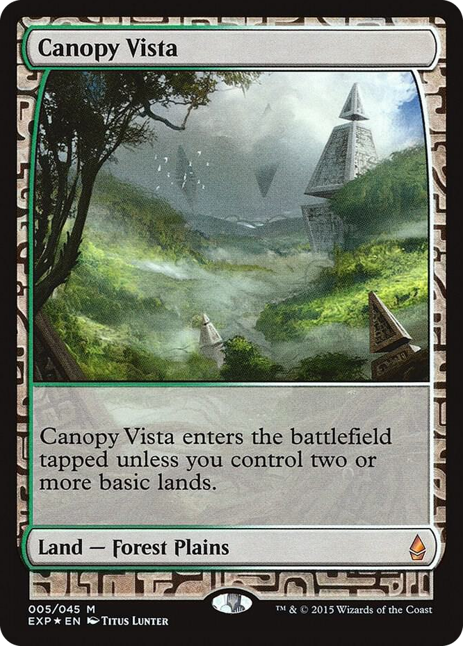 Canopy Vista #5 M - Zendikar Expeditions Pokemon card