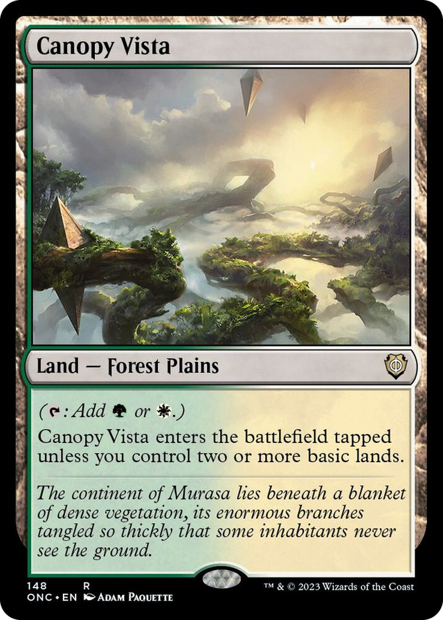 0148 Canopy Vista R Commander: Phyrexia: All Will Be One