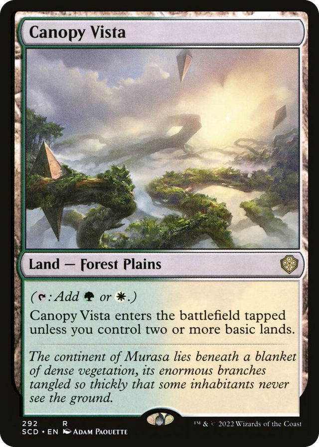 0292 Canopy Vista R Starter Commander Decks