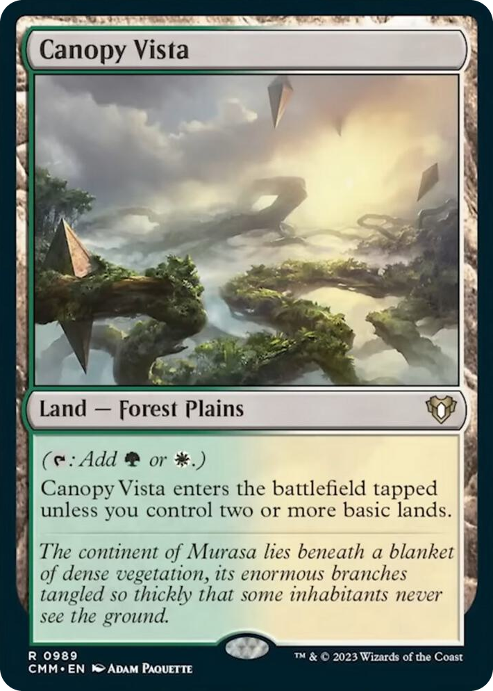 0989 Canopy Vista R Commander Masters