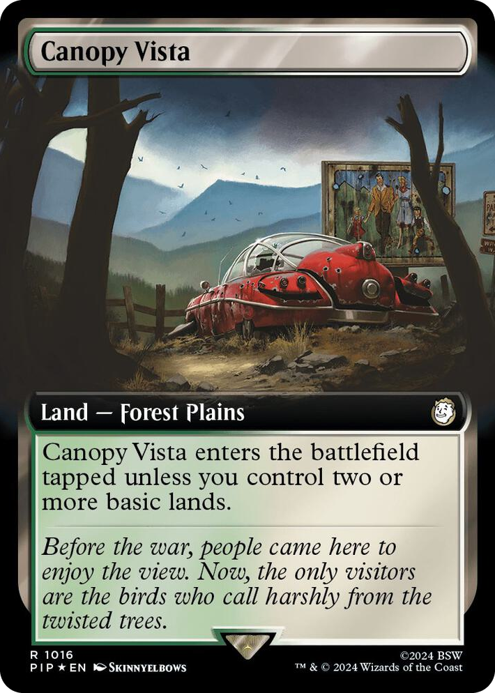 1016 Canopy Vista (Extended Art) (Surge Foil) R Universes Beyond: Fallout