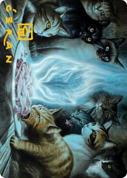 0056 Can't Stay Away Art Card (Gold-Stamped Signature) S Art Series: Innistrad: Midnight Hunt