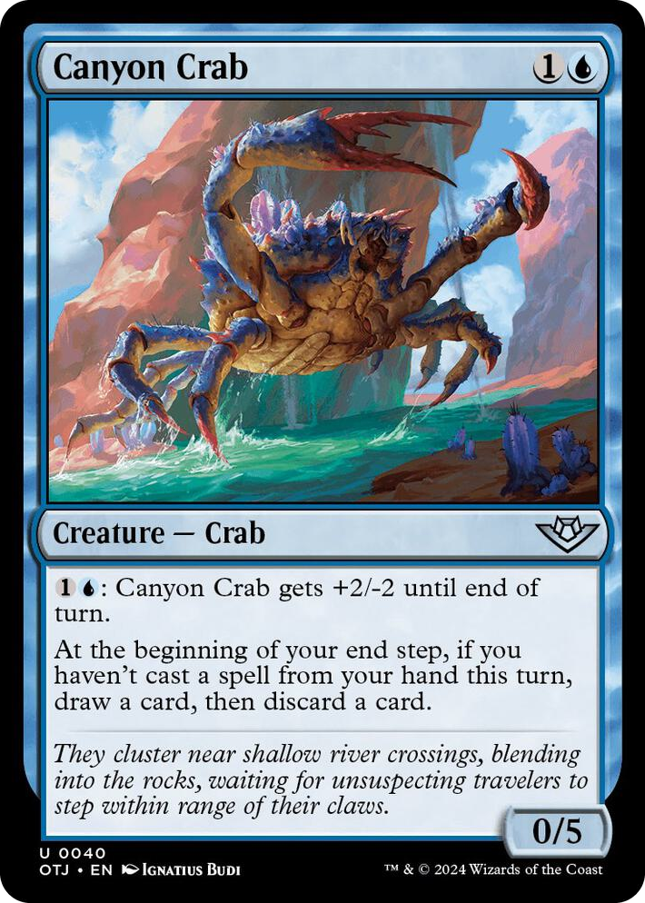 0040 Canyon Crab U Outlaws of Thunder Junction