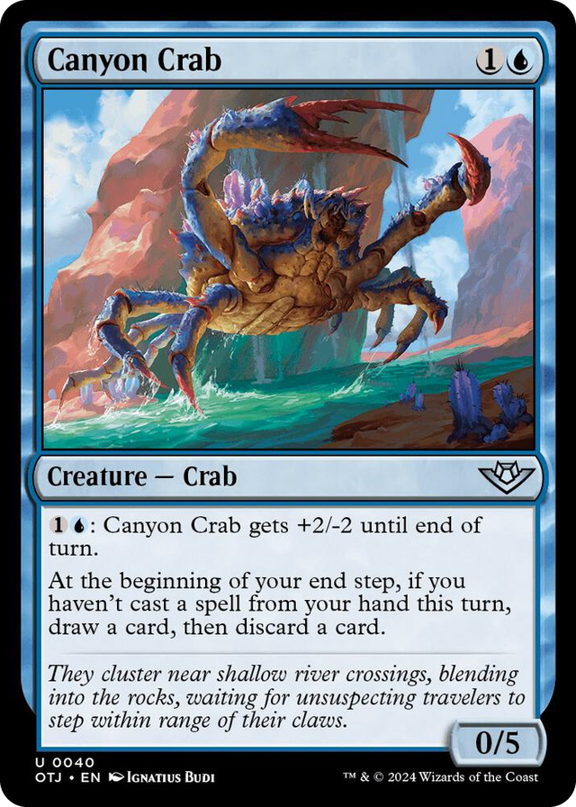0040 Canyon Crab U Outlaws of Thunder Junction