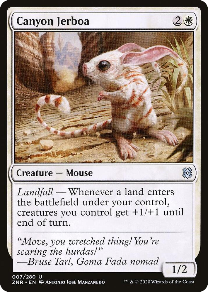 0007 Canyon Jerboa U Zendikar Rising