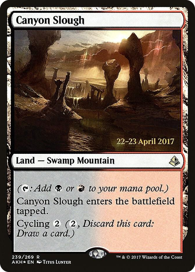 0239 Canyon Slough R Prerelease Cards