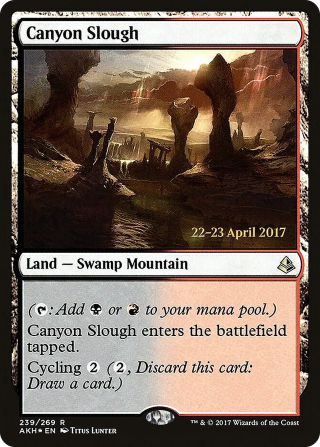 0239 Canyon Slough R Prerelease Cards