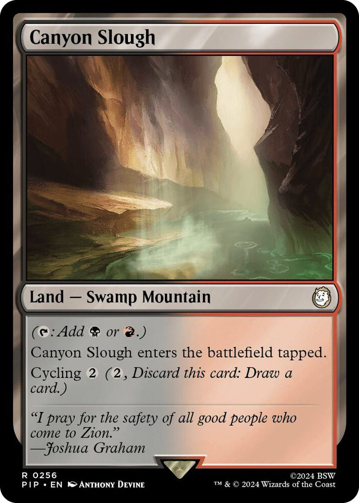 0256 Canyon Slough R Universes Beyond: Fallout
