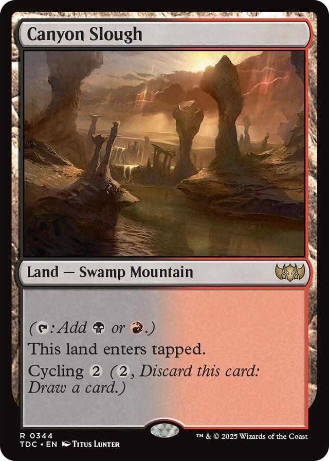 0344 Canyon Slough R Commander: Tarkir: Dragonstorm