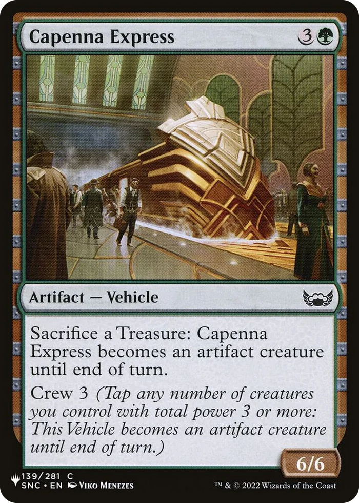 0139 Capenna Express C The List Reprints