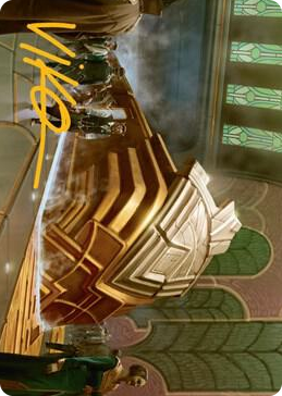 0020 Capenna Express Art Card (Gold-Stamped Signature) S Art Series: Streets of New Capenna