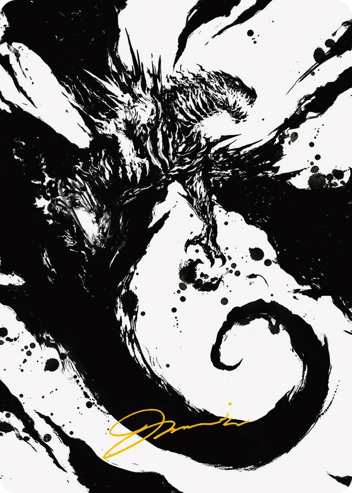 Capricious Hellraiser Art Card (Gold-Stamped Signature) #73 S - Art Series: Phyrexia: All Will Be One Pokemon card