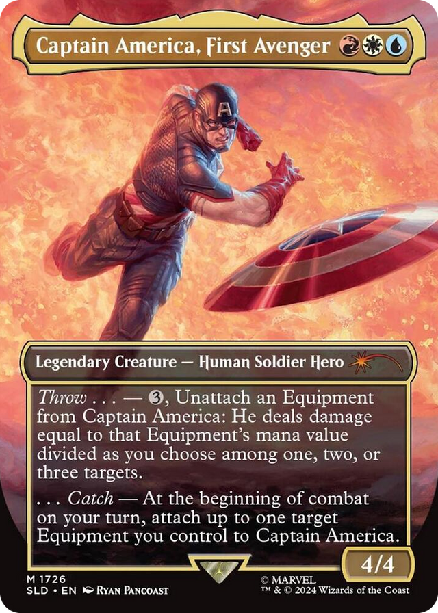 1726 Captain America, First Avenger M Secret Lair Drop Series
