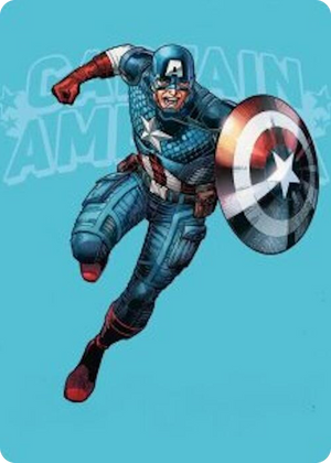 0021 Captain America, Super-Soldier Art Card S Art Series: Marvel Super Heroes