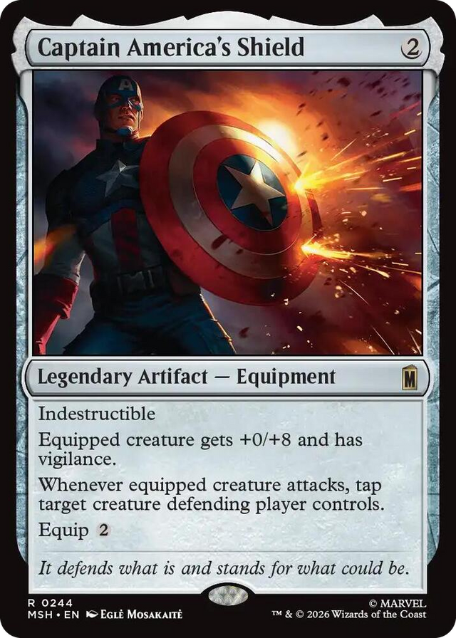 0244 Captain America's Shield R Marvel Super Heroes